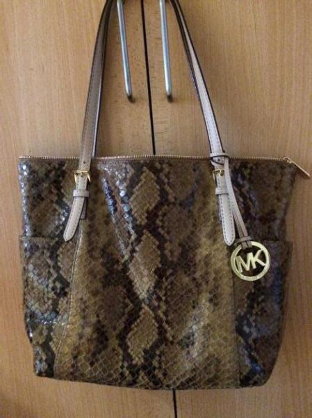 michael kors tasche schwarz kroko|Designer.